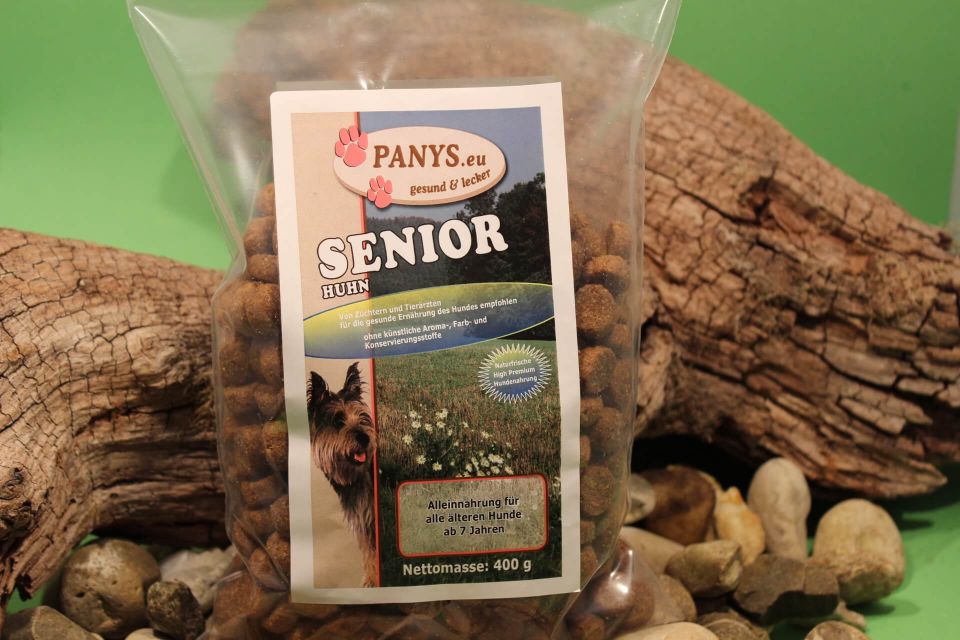 PANYS Adult Senior Trockennahrung Testangebot 2 x 400g zum Preis von 1